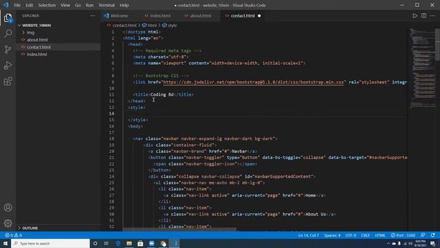 Build a Website Within 10 Minutes | Bootstrap | Web Development смотреть онлайн