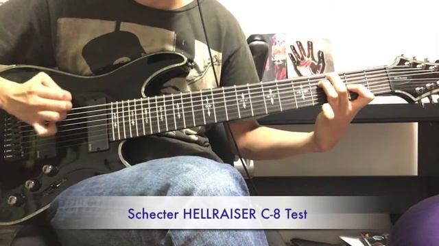 Schecter HELLRAISER C-8 Test [8 string guitar] смотреть онлайн
