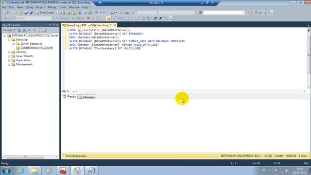 Fixing An error occurred when attaching the database(s) смотреть онлайн