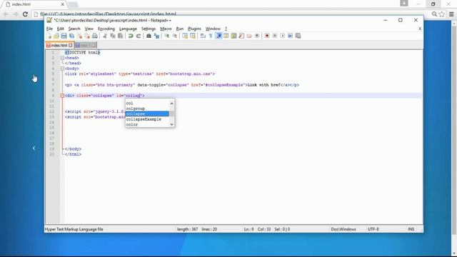Bootstrap - Collapse смотреть онлайн