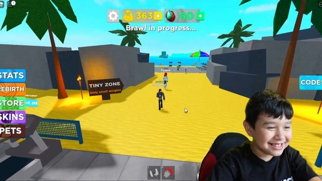 Johny Shows Roblox Weight Lifting Simulator смотреть онлайн