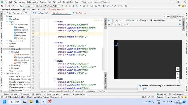 Android TV Development : Custom Side Menu Part-1 | Tutorial for beginners in Hindi | Part -3 смотреть онлайн