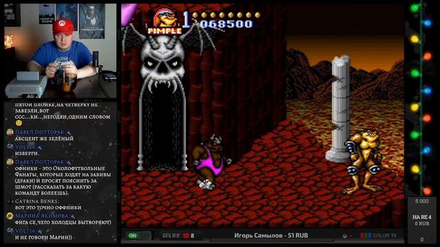Battletoads In Battlemaniacs / Super Nintendo *OldGamer тащит