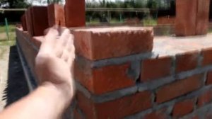 Цоколь своими руками. Кладка в 1.5 кирпича.