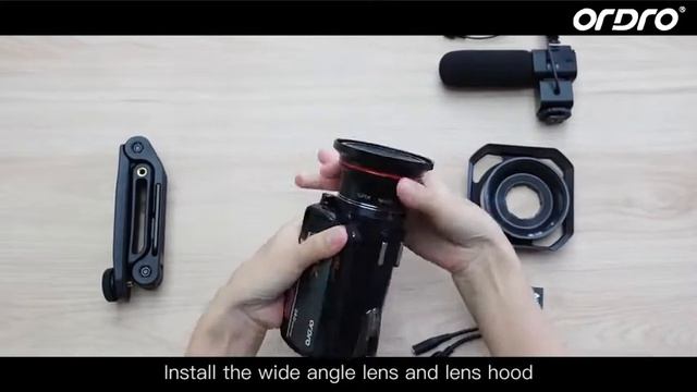 Camcorder 4K ORDRO AC5 Video Camera with 12X Optical Zoom UHD 1080P смотреть онлайн