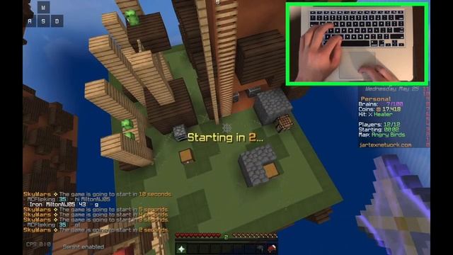 How to effectively PVP with a Trackpad in Minecraft смотреть онлайн