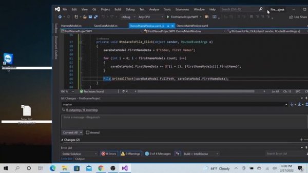 WPF C# Save List Of Object To File Visual Studio #7