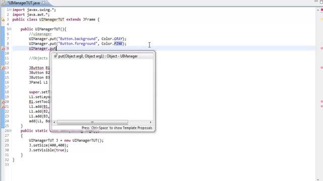 Java Tutorial | GUI | Using UIManager to change Properties of Swing Imports | Must WATCH | смотреть онлайн