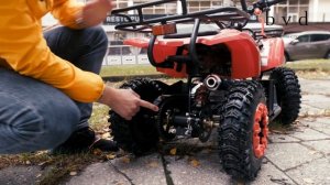 Детский бензиновый квадроцикл MOWGLI MINI HARDY 4T - обзор