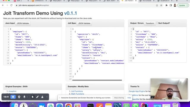 JolT Transformation| JSON Transformation | Integration Framework |Java | Spring Boot| Koding Hub смотреть онлайн
