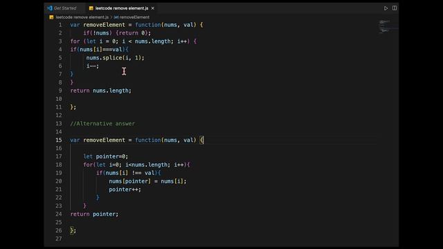Leetcode | Remove Element | Javascript solution смотреть онлайн