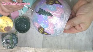 Как легко и просто украсить вазу для зимних композиций.  ХоббиМаркет