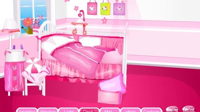 Хеллоу Китти. Игры для девочек. Игры уборка. Обучающие видео.Красивая комната принцесса Хеллоу Китт смотреть онлайн