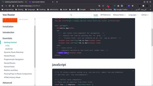 #03 Vue Router - Getting Started смотреть онлайн