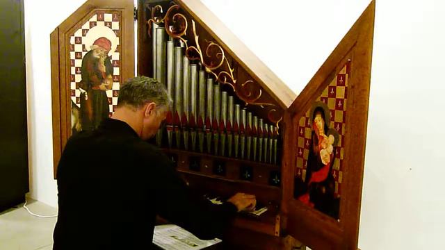 Le pas de danse Pierre ASTOR Orgue positif copie XVIe Franck BISTOCCHI Retournac Haute Loire смотреть онлайн