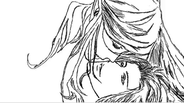 Рисунок парня и девушки, Эльфы смотреть онлайн