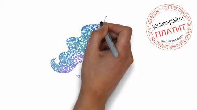 Как нарисовать карандашом пони поэтапно за 32 секунды смотреть онлайн