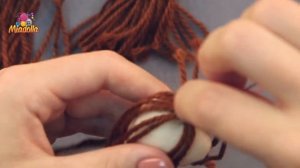 Игрушка-кукла своими руками: Miadolla - прически для куколки из пряжи