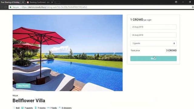Crowdvilla Booking Demo - 2. Search for property + Booking смотреть онлайн