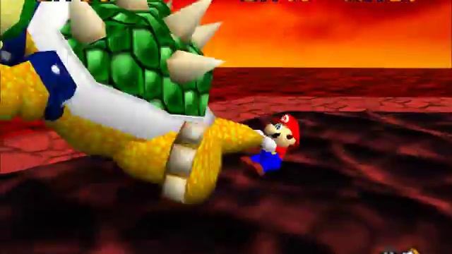 Super Mario 64 - Defeating Boswer in the Fire Sea смотреть онлайн