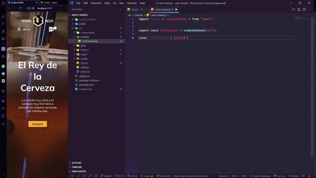 React JS - Creando un CartContext (Primera Parte) смотреть онлайн