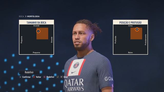 FIFA23 - Neymar Jr Pro Clubs FIFA game face lookalike смотреть онлайн