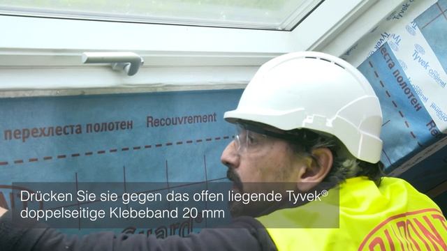 Anschluss Der DuPont™ AirGuard® Dampfbremse An Dachfenster