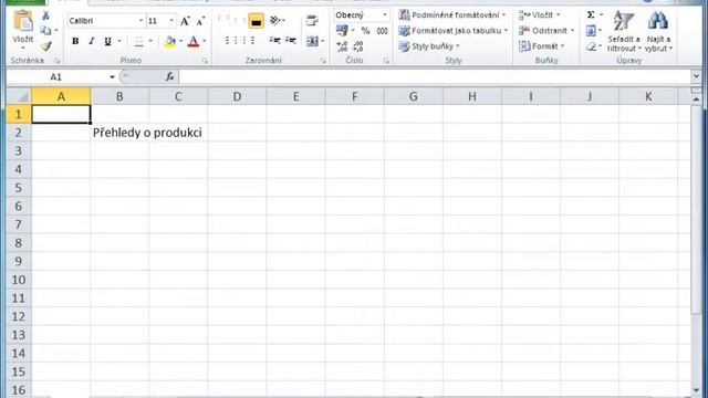 d.kurzy - MS Office 2010 light - 2.1 Excel - popis prostředí смотреть онлайн
