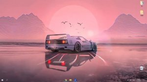 «Retrowave Car» - 4K Retrowave/Vaporwave Landscape - Wallpaper Engine preview