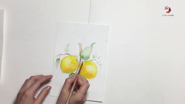 Как нарисовать лимоны акварелью? ? смотреть онлайн