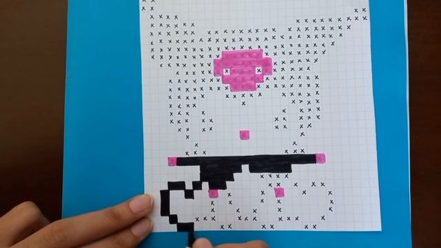 Kuromi Pixel Art - How To Draw Kuromi?