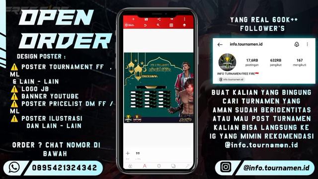 SPEISAL RAMADHAN PLP POSTER TOURNAMEN FREE FIRE | V39 смотреть онлайн