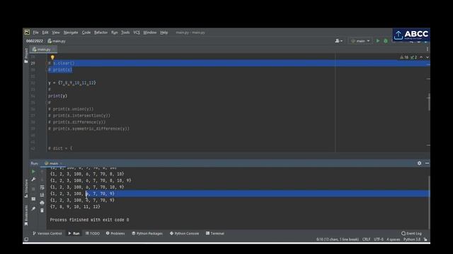 6. Set , and Dictionary data type in Python | Python for Beginners | Data type #Python #DataType смотреть онлайн