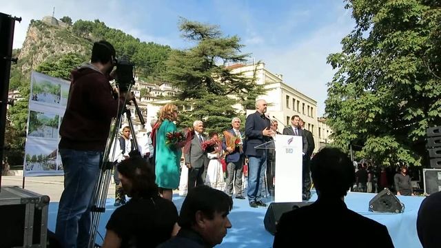 Выступление премьер-министра Албании Эди Рамы в Берате