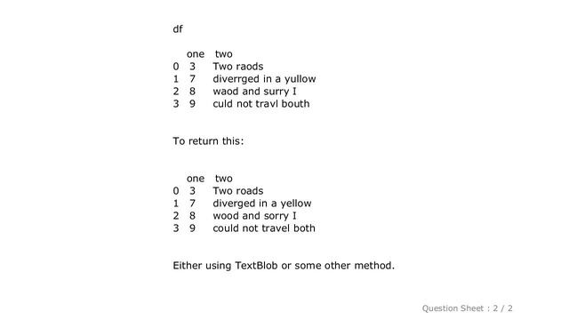 Pandas : How to correct spelling in a Pandas DataFrame смотреть онлайн