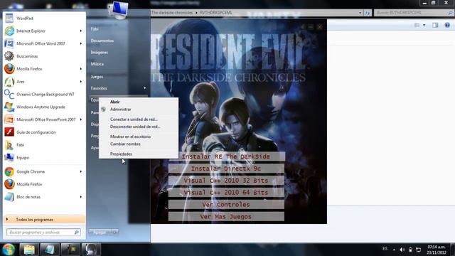 Como descargar e instalar Resident evil The darkside chroicles para pc смотреть онлайн