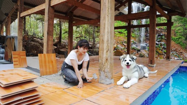 Ферма Нхат. Ep-003/Бетонные полы и укладка плитки.