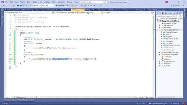 Abstract Factory Design Pattern | C# смотреть онлайн