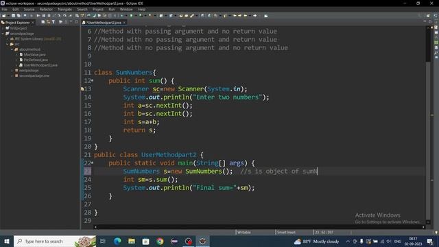 Java - User-Defined Methods||PART 2|| смотреть онлайн