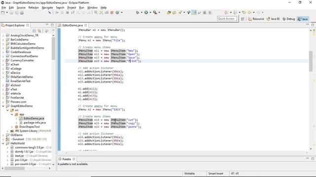 Live Demonstration of Text / Shapes Editor in Java Swing GUI API | Practice Project | @TechRanch смотреть онлайн