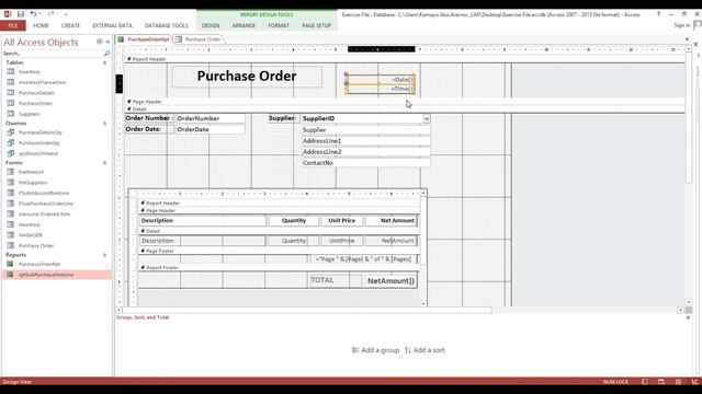 Ms Access | How to create Purchase Order with Stock In and Stock Out Part 5 смотреть онлайн