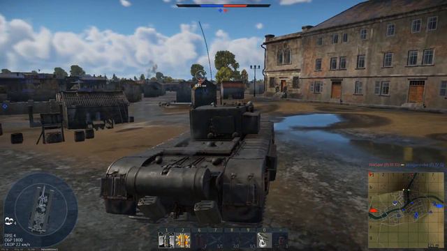 WarThunder. 3 место на карте Восточная Европа. Британия 2 ранг смотреть онлайн