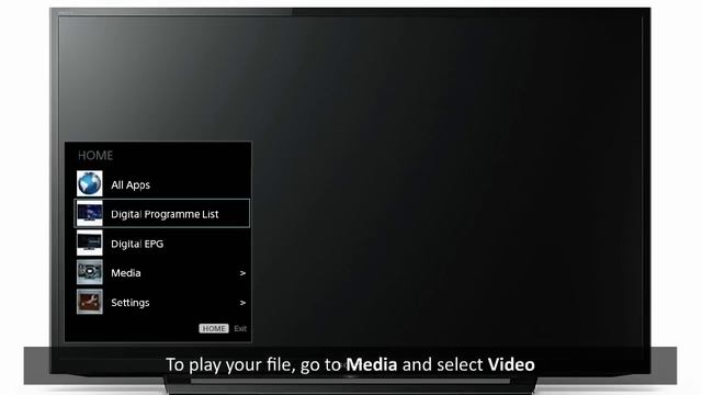 How to playback video via USB on the Bravia TV смотреть онлайн