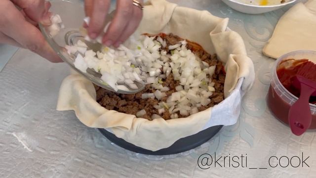 Пирог «Чизбургер»