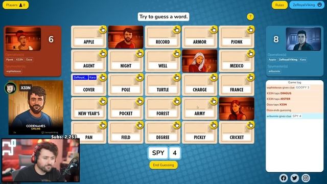 Codenames but THEY PUT ME IN THE GAME! смотреть онлайн