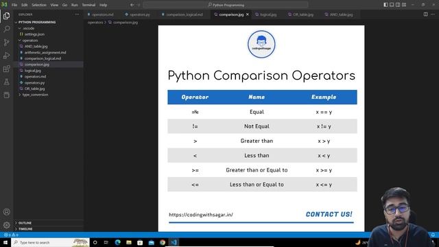Day 3 | Comparison & Logical Operators in python смотреть онлайн