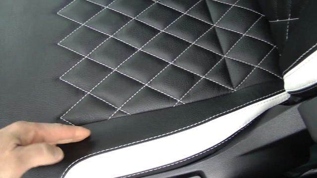 Авточехлы из экокожи для Фольксваген Поло 5 поколение   Ромб Установка