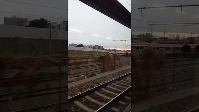 Виды из окна поезда. Вена. смотреть онлайн