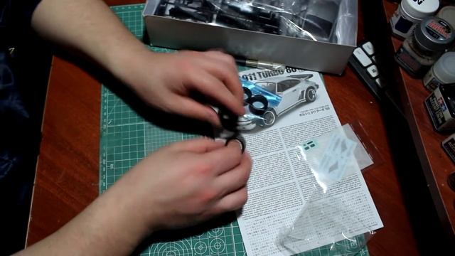 Обзор кита PORSCHE 911TURBO'88 TAMIYA 1/24 смотреть онлайн