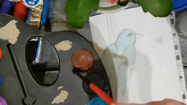 ? Как нарисовать птичку акварелью. смотреть онлайн